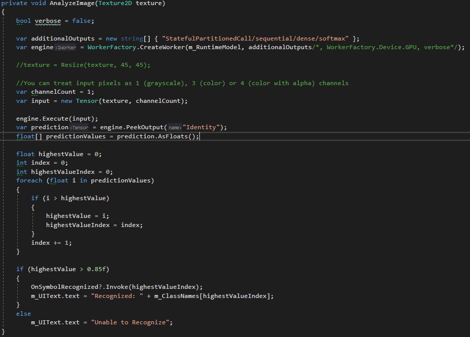 C# source for the image analysis step that feeds the gesture recognition model.